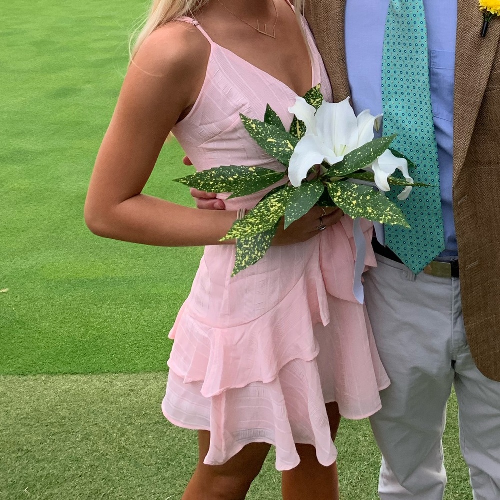 Gorgeous pink homecoming dress